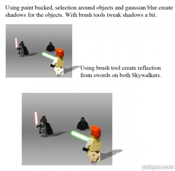 Creation of Return Of The Jedi: Step 5