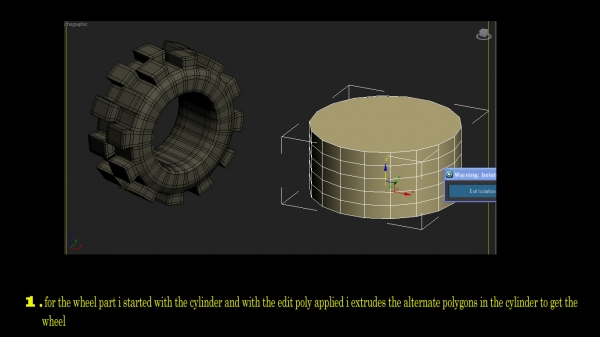 Creation of toy car: Step 1