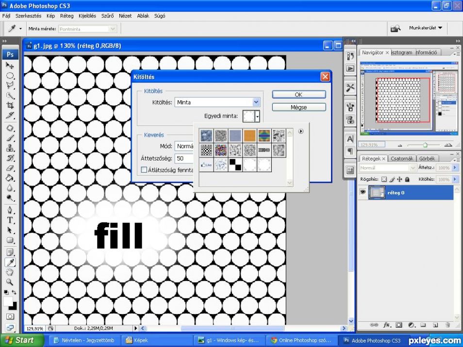 Creation of Golf ball: Step 1