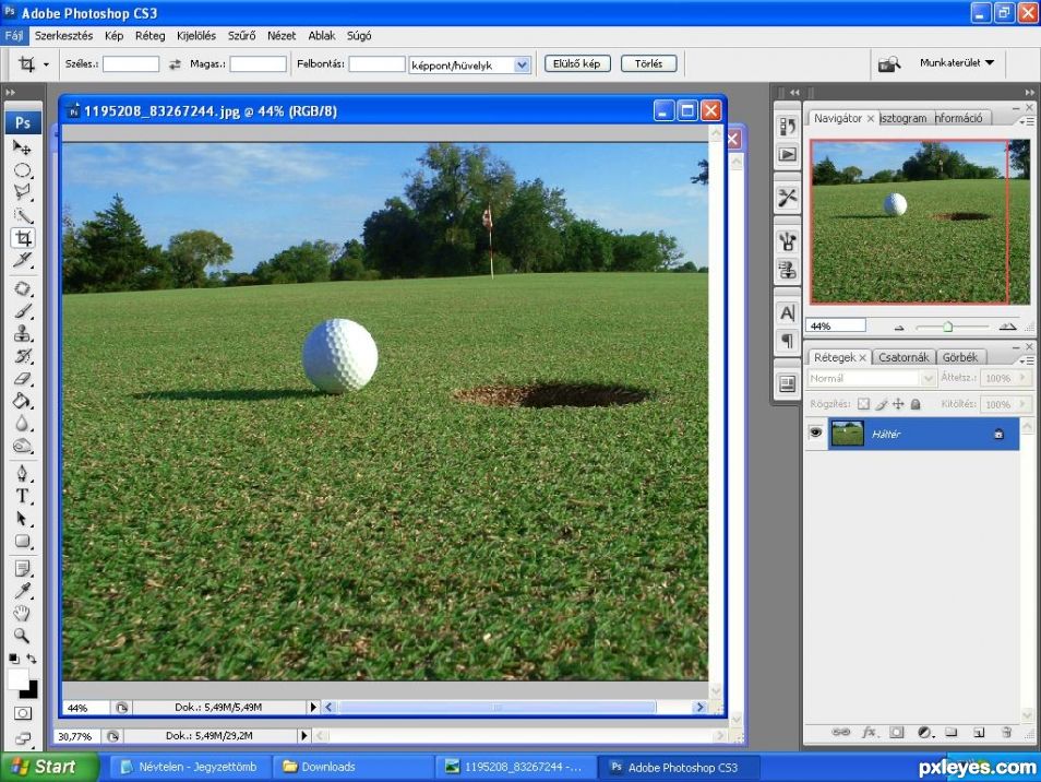 Creation of Golf ball: Step 3