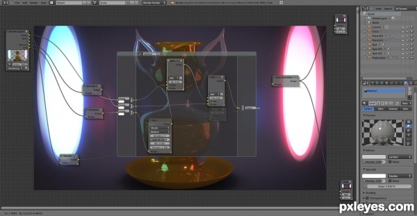 Creation of Winged Trophy : Step 7