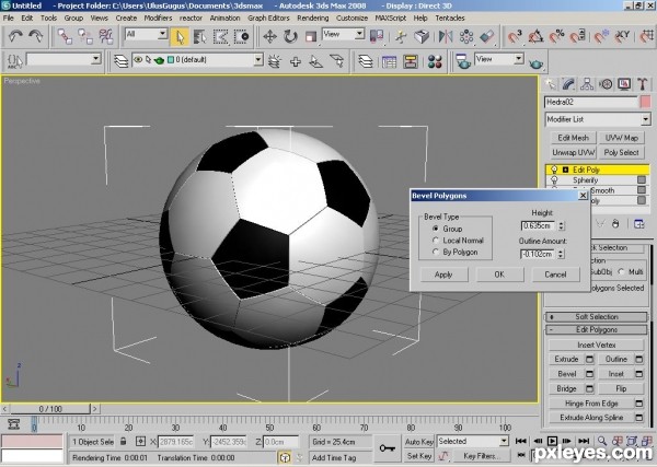 Creation of Le Ballon d'Or: Step 3