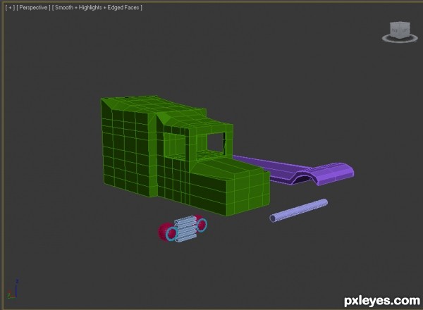 Creation of Wooden toy lorry: Step 3