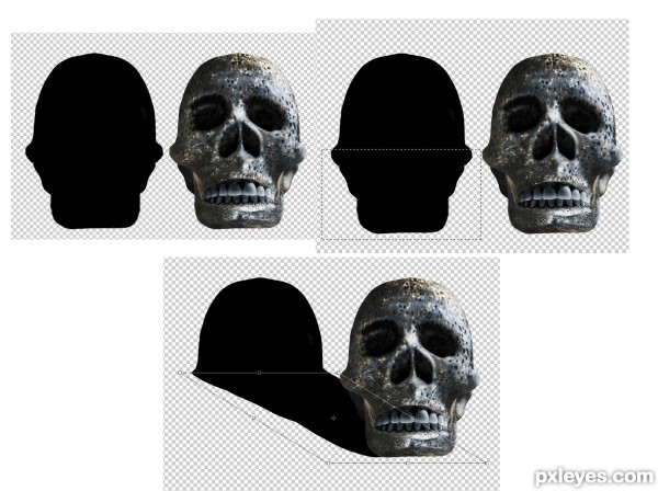 Creation of skull: Step 6