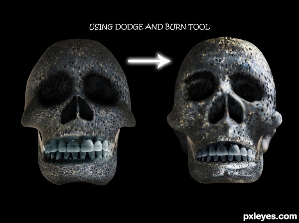 Creation of skull: Step 5