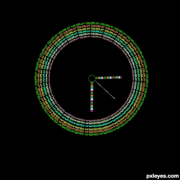 Creation of clocks: Step 9