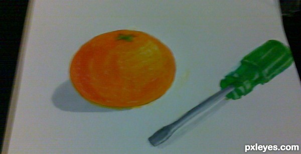 Creation of Orange & Green: Step 4