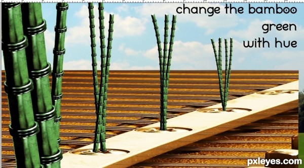 Creation of Bamboo Progression: Step 14