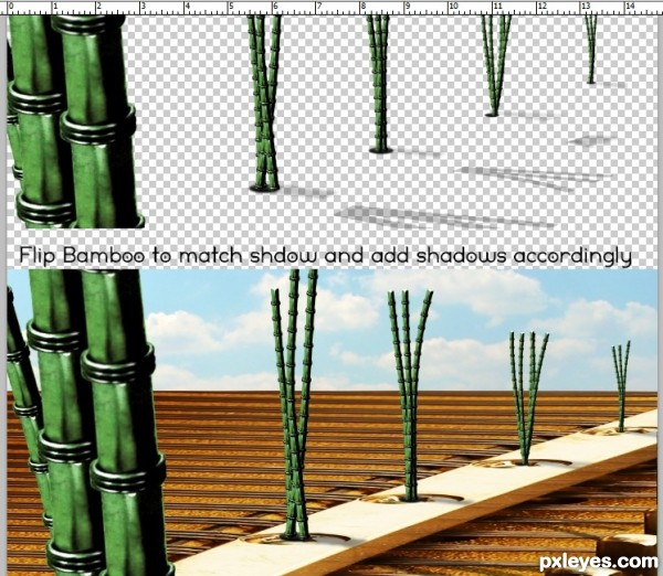 Creation of Bamboo Progression: Step 15