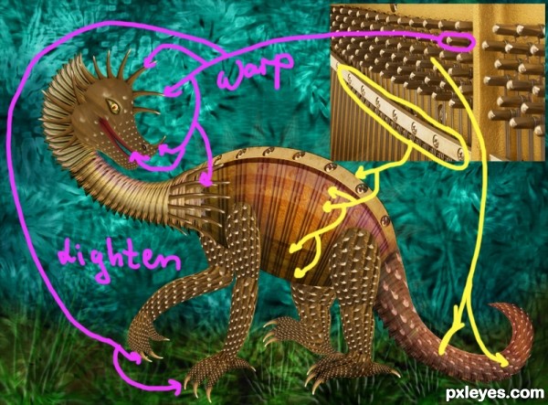 Creation of Dino: Step 8