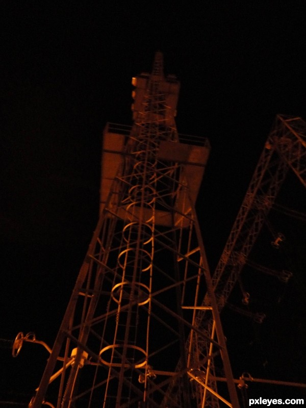 night view tower