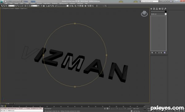 Creation of Vizman Logo: Step 1