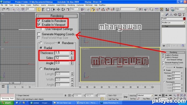 Creation of mharyawan: Step 1