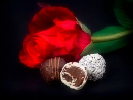 Roses and Chocolate for Valentine
