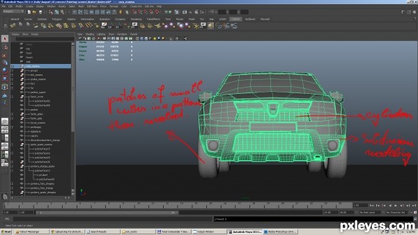 Creation of Dacia Duster: Step 7