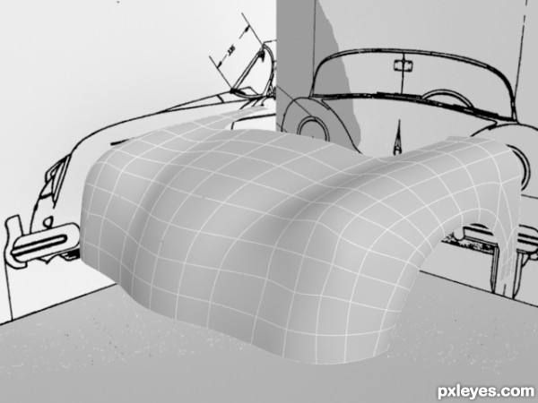 Creation of Porsche 356: Step 3