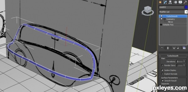 Creation of Porsche 356: Step 8