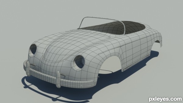 Creation of Porsche 356: Step 11