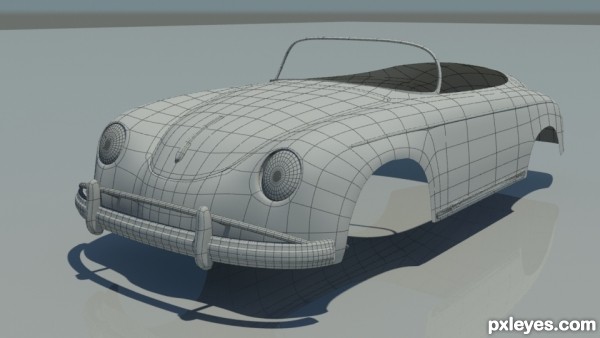 Creation of Porsche 356: Step 12