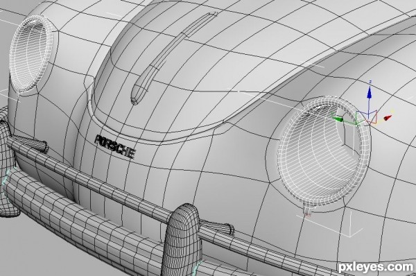 Creation of Porsche 356: Step 13