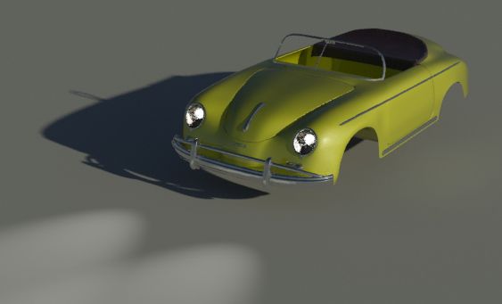 Creation of Porsche 356: Step 14