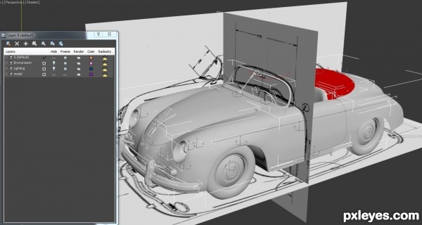 Creation of Porsche 356: Step 16