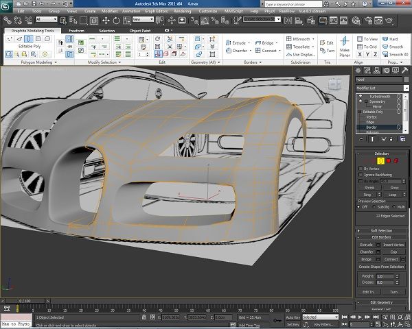 Creation of bugatti_veyron: Step 2