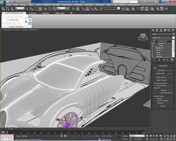 Creation of bugatti_veyron: Step 5