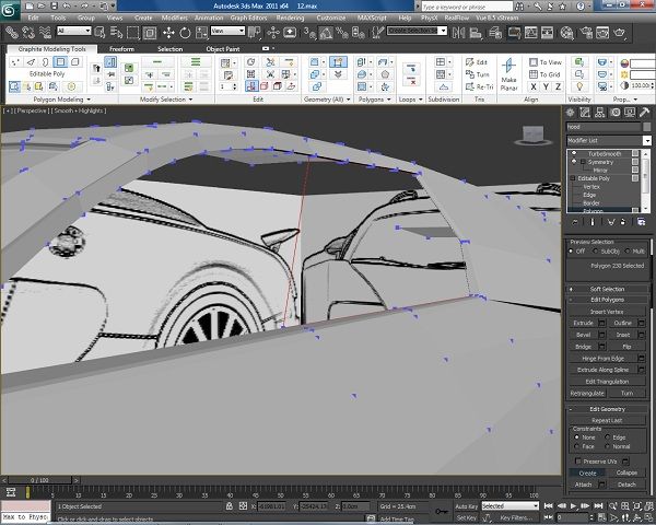 Creation of bugatti_veyron: Step 7