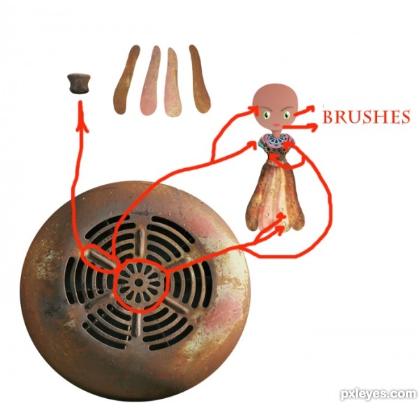 Creation of Rust Fairy: Step 4