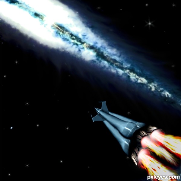 Creation of Shooting Asteroids: Step 3