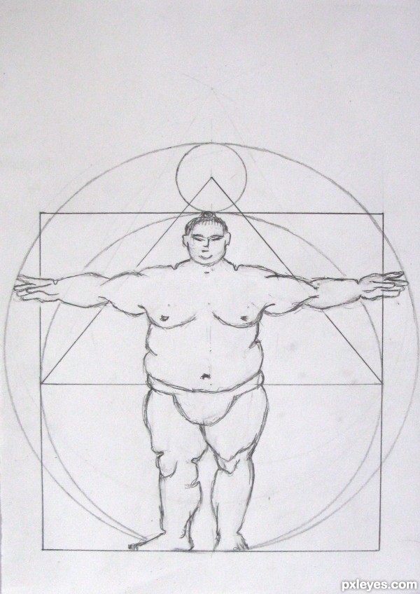 Creation of Vitruvian Sumo: Step 2