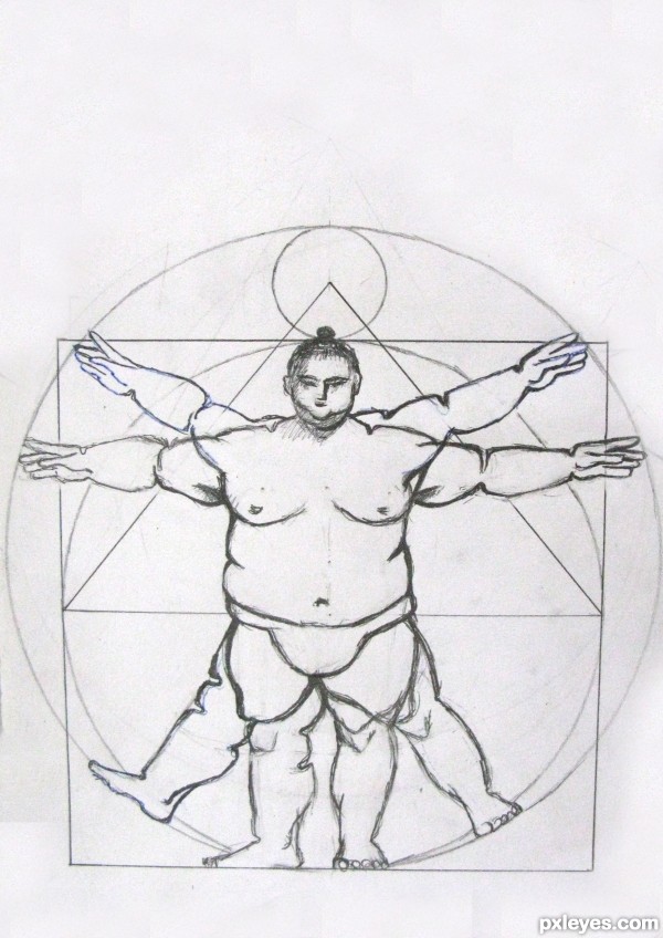 Creation of Vitruvian Sumo: Step 3