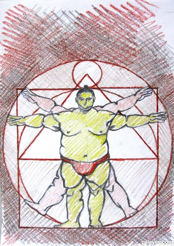 Creation of Vitruvian Sumo: Step 4