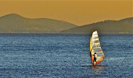 wind surfing on Marmara Sea