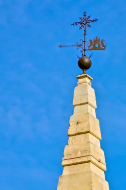 On a Church steeple