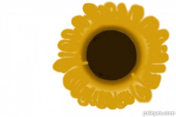 Creation of Sunflower: Step 3