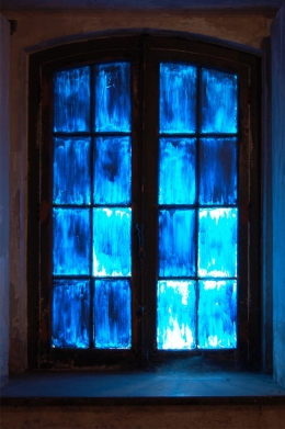 The blue window