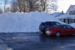 A Small Snow bank