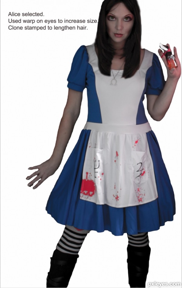 Creation of American Mcgee's Alice: Step 4