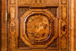 Marquetry door