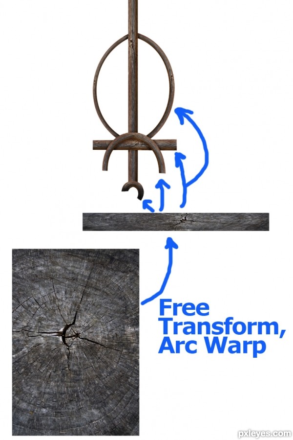 Creation of Wooden Triangle: Step 10