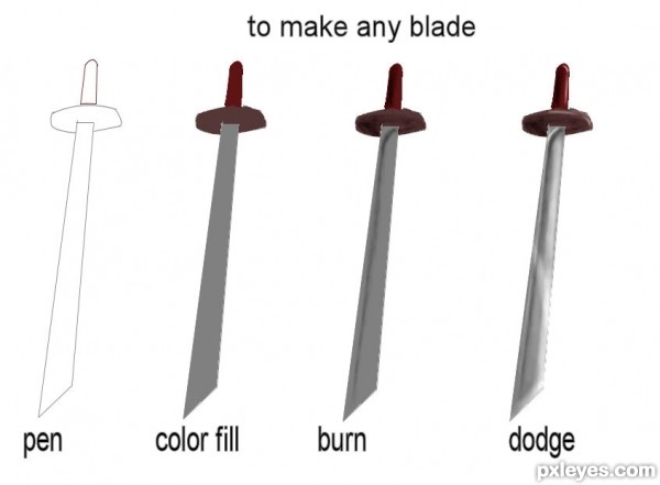 Creation of blades: Step 3