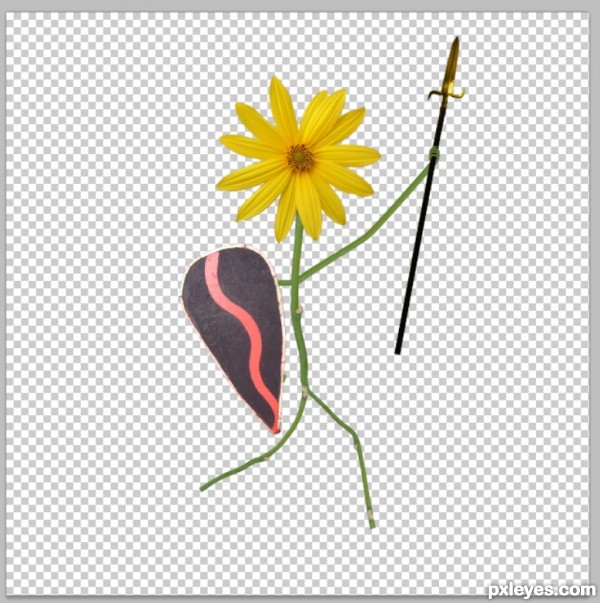 Creation of Fighting Flowers: Step 4