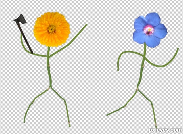 Creation of Fighting Flowers: Step 5