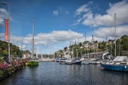 Morlaix, the marina