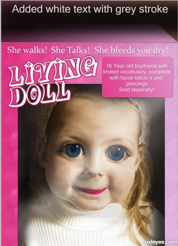 Creation of Living Doll: Step 8