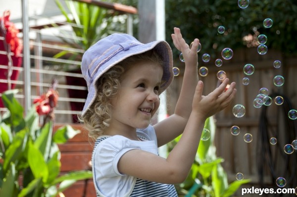 Creation of Playing With Bubbles: Step 1