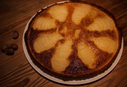 Bourdaloue tart (pears and almonds)