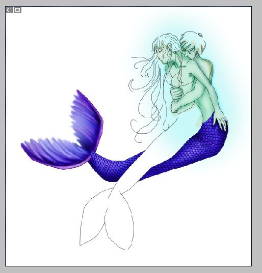 Creation of Romantic Pisces: Step 4